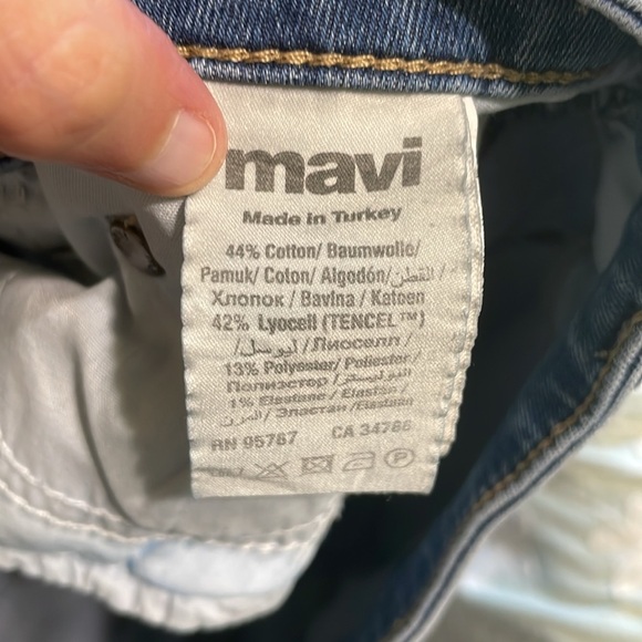 Mavi Burmuda Light Wash Denim Size 29 - Picture 5 of 5